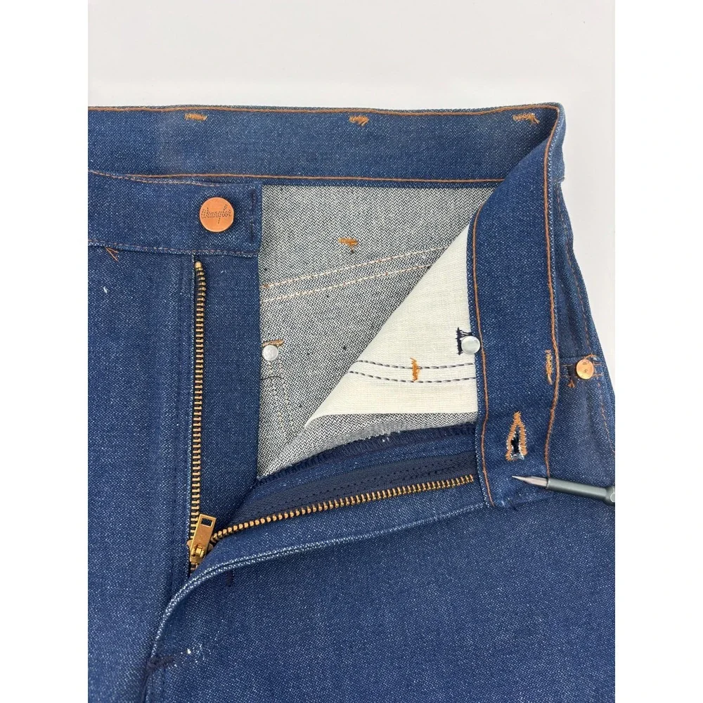Wrangler Pro Rodeo Straight Leg Jeans Mens Blue Cowboy Cut 13MWZ 30x38